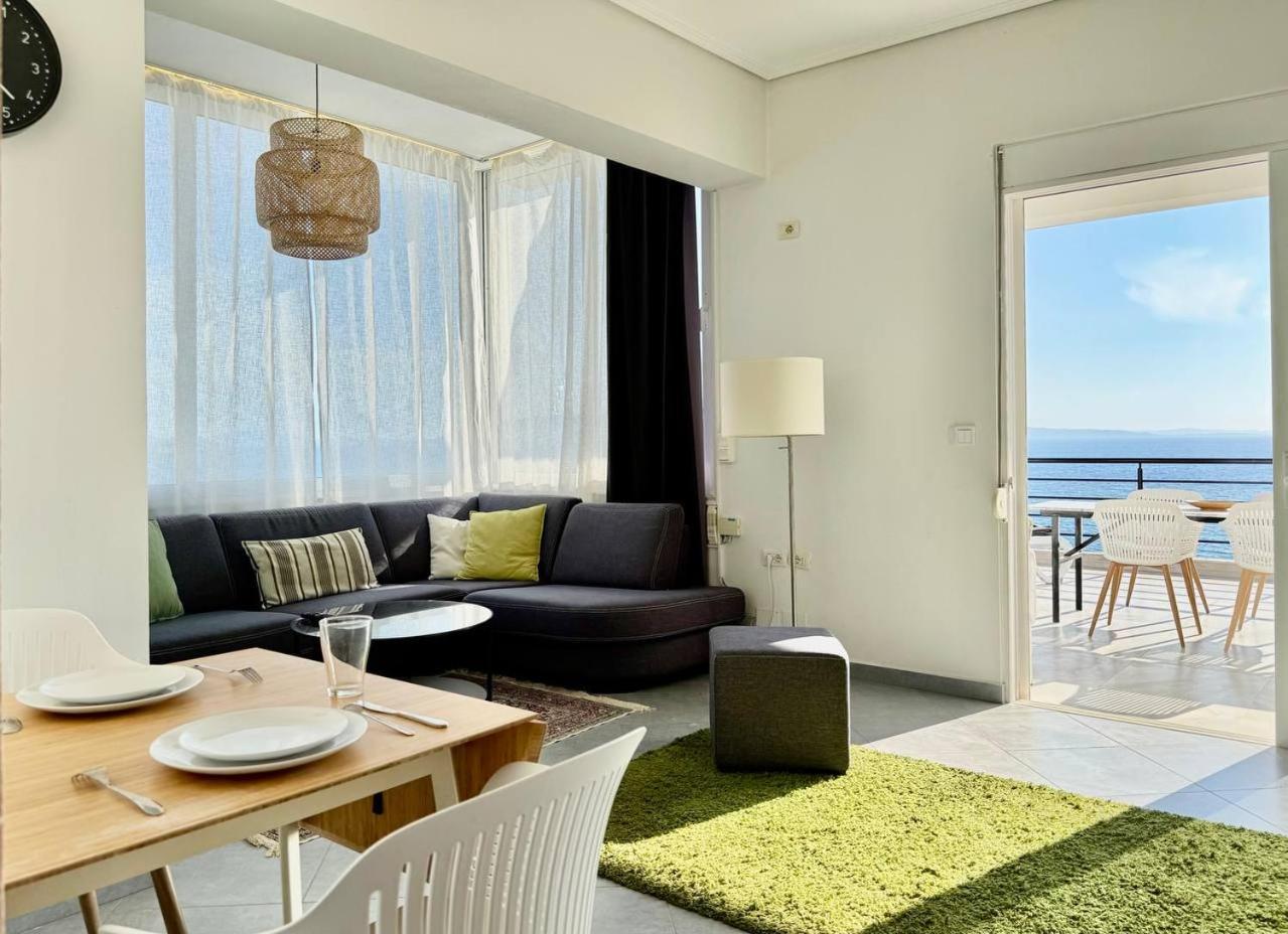 Viola Sea View Penthouse Apartment Sarande Exterior photo