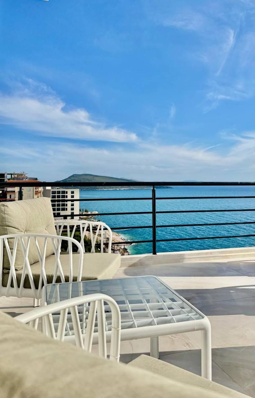 Viola Sea View Penthouse Apartment Sarande Exterior photo