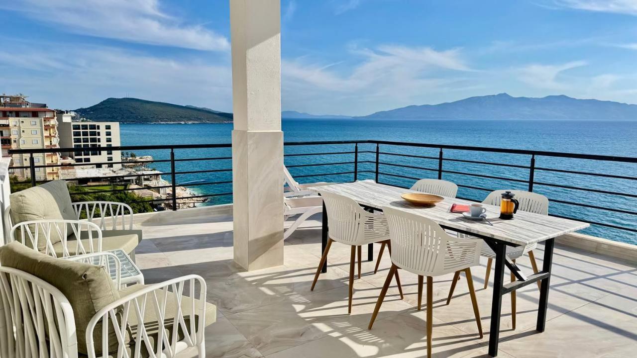 Viola Sea View Penthouse Apartment Sarande Exterior photo